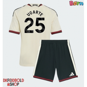 Manchester United Manuel Ugarte #25 Tredje trøje Børn 2026-27 Kort ærmer (+ korte bukser)